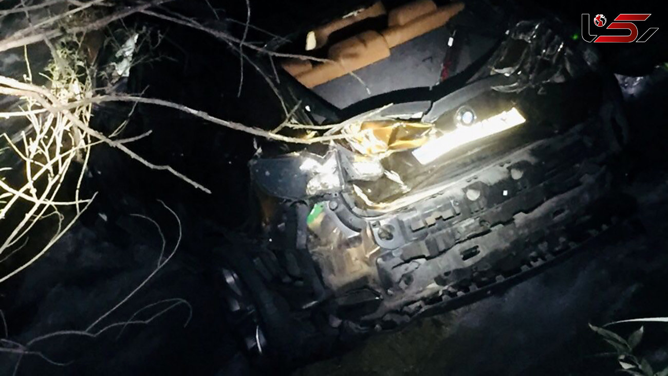 گرانترین سقوط به دره در جاده چالوس / ایمنی این ماشین لوکس خیره کننده بود! + عکس