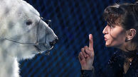 آزار خرس قطبی در سیرک روسی