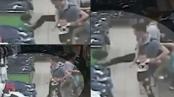 رفتار وحشیانه یک مرد  با دختر دو ساله اش! + فیلم