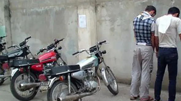 دستگیری دو سارق موتورسیکلت در زنجان