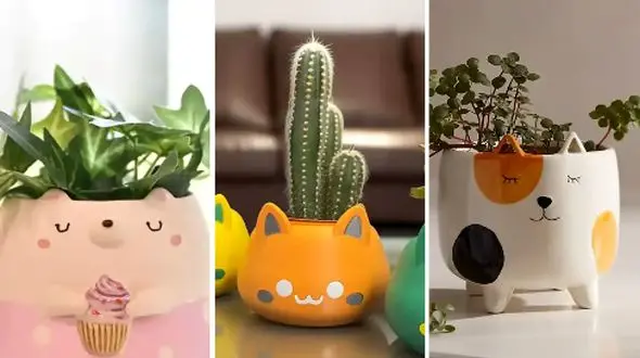 گلدان‌ های بانمک و جذاب برای تغییر دکوراسیون میز پذیرایی شما + عکس