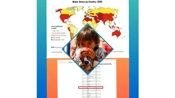 آژیر شرایط فوق بحرانی آب برای ایران به صدا در آمد/ وطنِ کودک ایرانی متولد امروز،17سال دیگر آب ندارد!