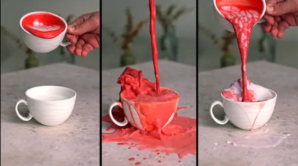 ترفند فیلمبرداری / ایده تصویربرداری خلاقانه از نوشیدنی ها + فیلم