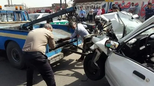 شاخ به شاخ 2 پژو در جاده تکاب / 5 نفر در دم جان باختند