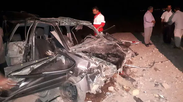 واژگونی پراید ۲ کشته و زخمی برجای گذاشت