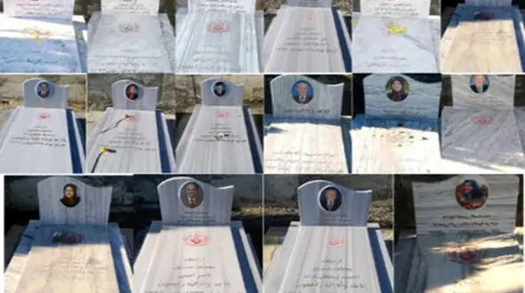 اینجا بزرگترین گورستان نوچه های مسعود رجوی است ! / نعش کش آلبانیایی فاش کرد ! + عکس ها