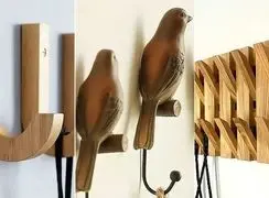 مدل‌ های جذاب و مینیمال چوب لباسی دیواری برای نظم دهی فضای ورودی