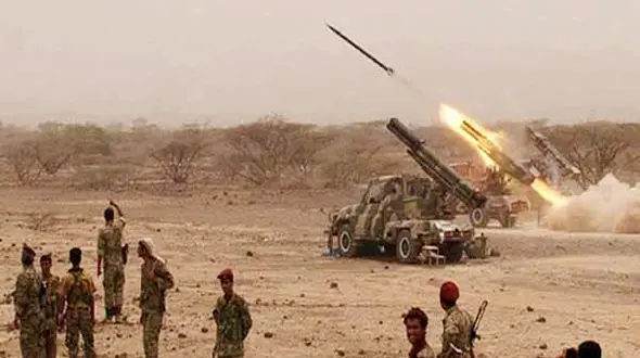 شلیک موشک بالستیک ارتش یمن به شرکت نفتی آرامکو عربستان +عکس