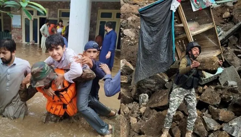 مناطق سیل‌زده پاکستان 