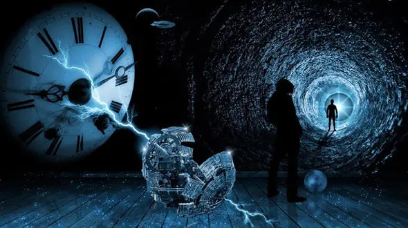 عکس عجیب / مرد ۳۰ ساله با ۷۲ سالگی اش عکس سلفی گرفت / او به آینده سفر کرده بود !