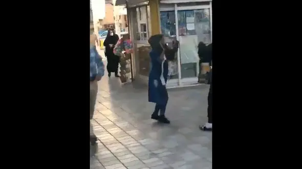 انتشار فیلم رقص دختر ایلامی وسط خیابان / او و همدستانش بازداشت شدند