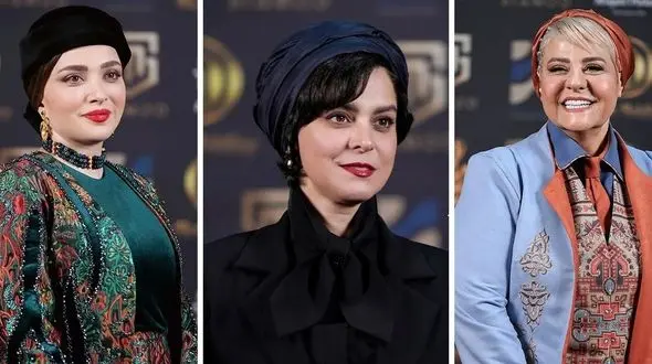 عکس ها / تغییر تیپ و استایل خانم بازیگران در جشن حافظ 1404/ دیگر از شال و روسری خبری نیست و ...