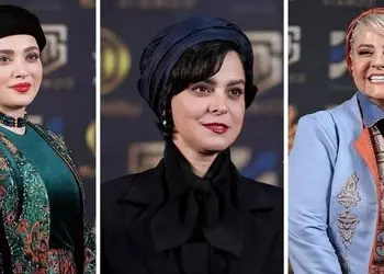 عکس ها / تغییر تیپ و استایل خانم بازیگران در جشن حافظ 1404/ دیگر از شال و روسری خبری نیست و ...