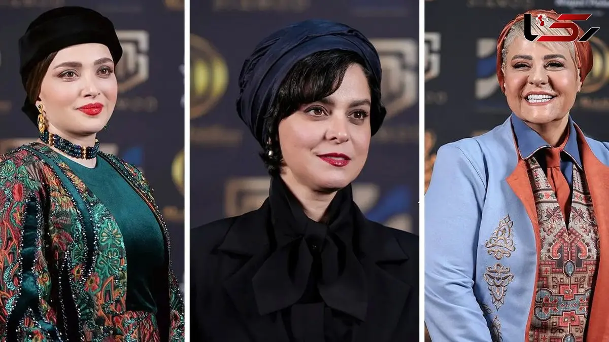 عکس ها / تغییر تیپ و استایل خانم بازیگران در جشن حافظ 1404/ دیگر از شال و روسری خبری نیست و ...