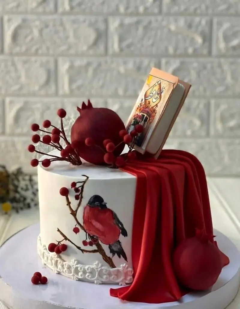 ایده کیک شب یلدا برای مدرسه و مهدکودک ها