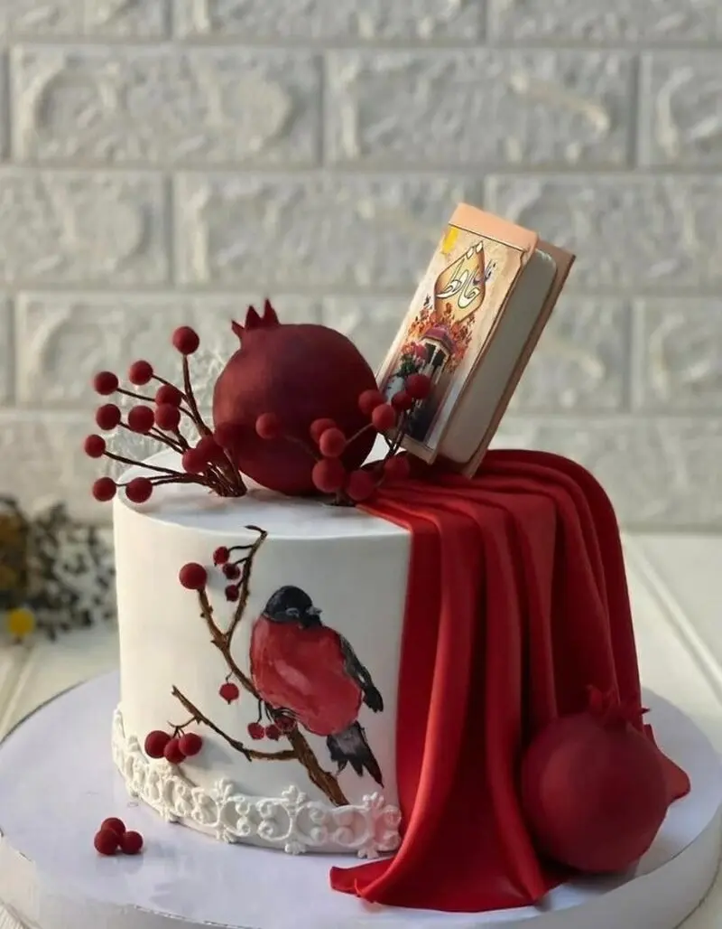 ایده کیک شب یلدا برای مدرسه و مهدکودک ها