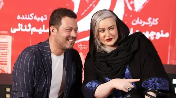 حرف‌های درگوشی و خنده‌های نعیمه نظام دوست و پژمان بازغی در اکران خصوصی سریال یزدان + عکس های شارپ
