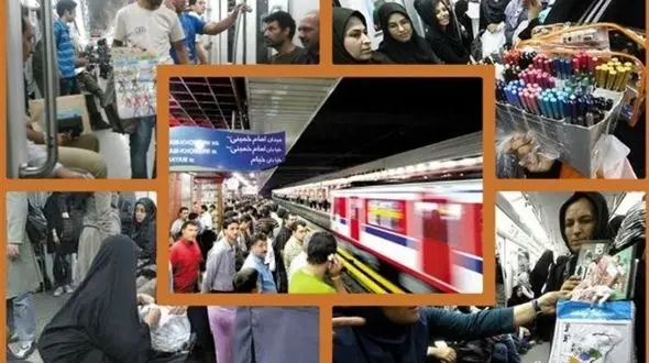  سوراخ کردن گوش در متروی تهران بدون درد و خونریزی! + عکس