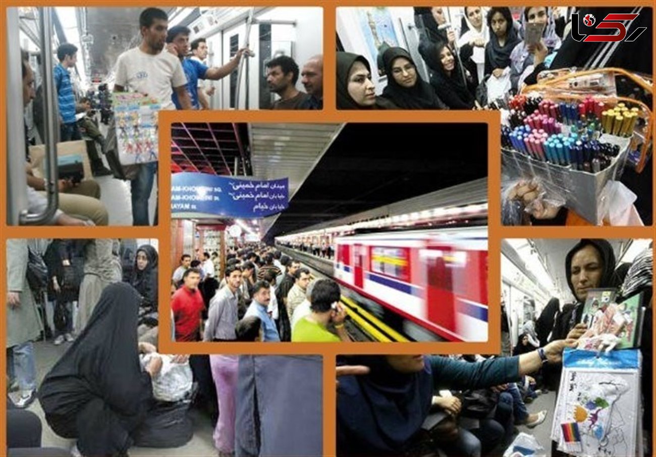  سوراخ کردن گوش در متروی تهران بدون درد و خونریزی! + عکس