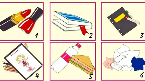 تست : چه چیزی در کیف خود حمل می کنید ؟