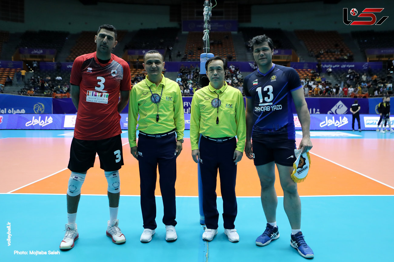قهرمانی مردان آسیا؛ خلاصه بازی والیبال شهداب ایران و الریان قطر