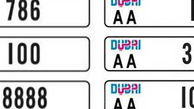 پلاک خودروهای  دبی جدید می شود 