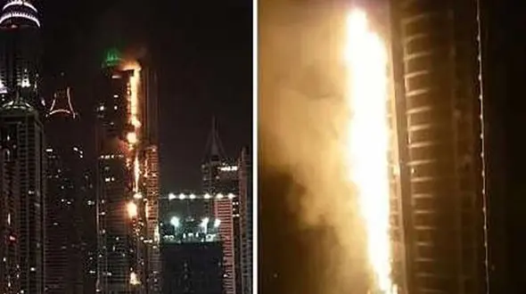  مهار آتش‌ در برج تورچِ دوبی 