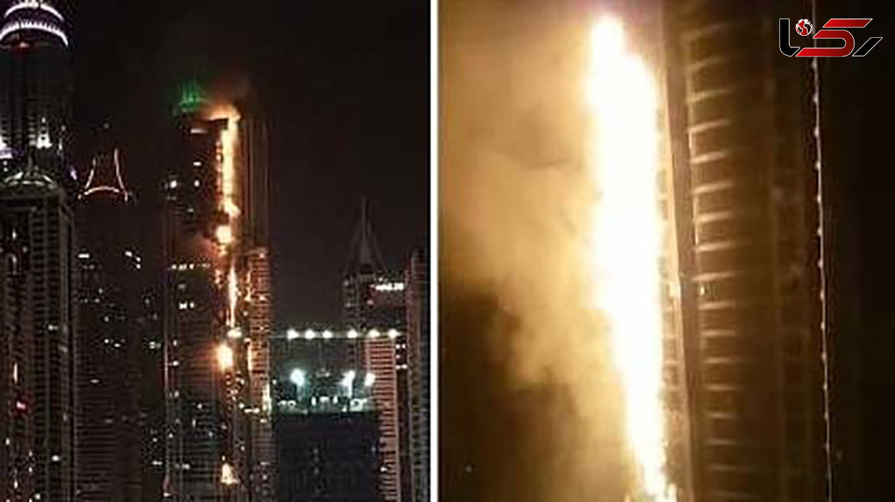  مهار آتش‌ در برج تورچِ دوبی 