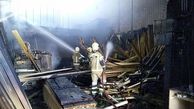 آتش کارگاه چوب بری در باهنر نیاوران را سوزاند