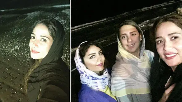 عکس های جدید پریناز ایزدیار به همراه دوستانش در کنار ساحل! +عکس 