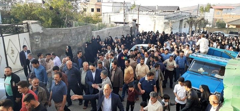 گزارش تصویری استقبال از زائر گمشده امیرمحمد نوچمنی زائر اربعین حسینی در زادگاهش 