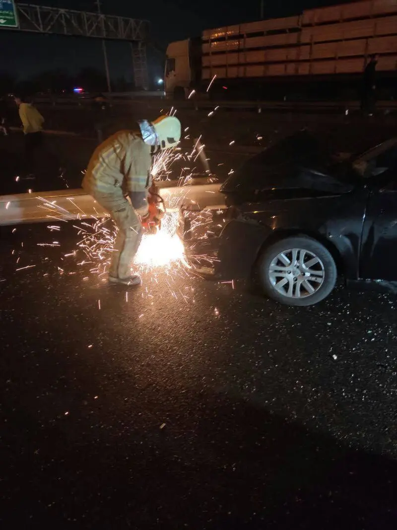 تصادف با گاردریل