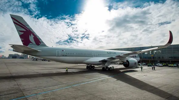 فرود اولین ایرباس 350 و بوئینگ 787 هواپیمایی قطر در ایران +تصاویر