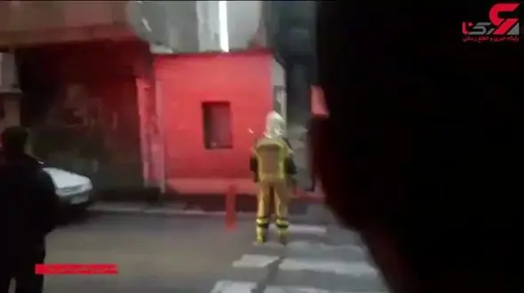 آتش‌سوزی مدرسه استثنایی در شرق تهران +فیلم