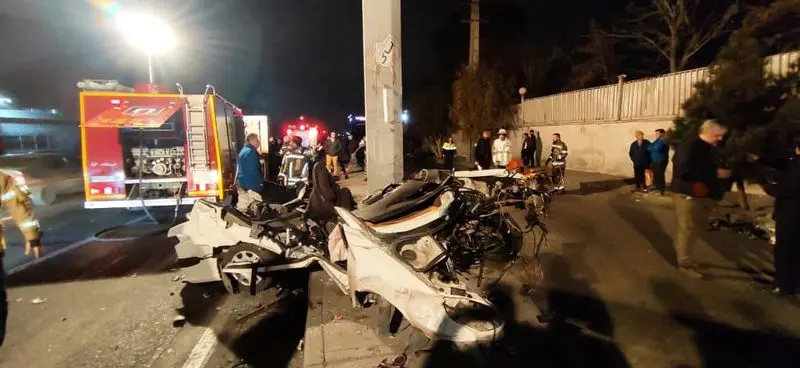 تصادف مرگبار خیابان دماوند