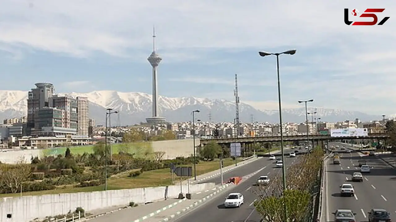 بارش باران، رعد و برق و وزش باد شدید در تهران؛ پیش‌بینی افزایش دما تا فردا