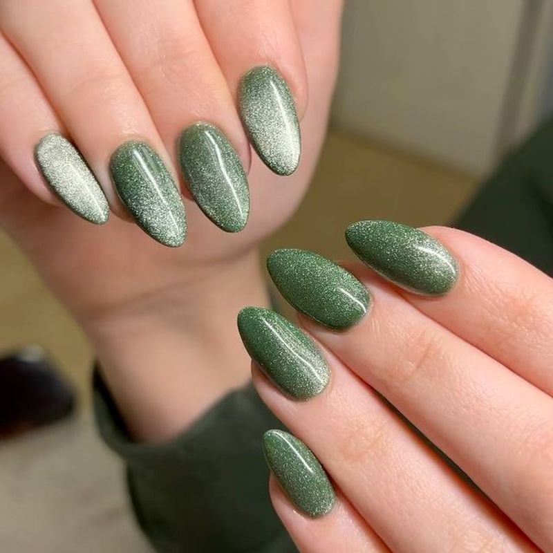 لاک ناخن ژل آیس سبز