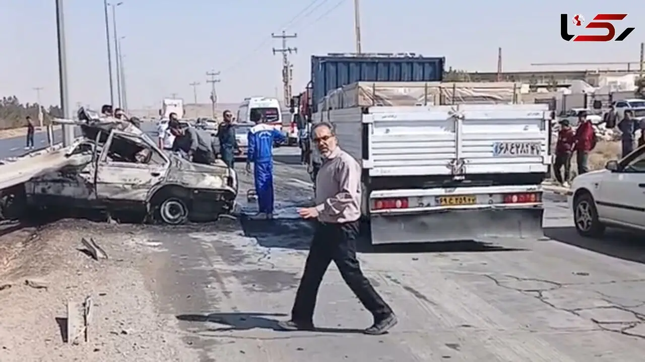 فاجعه در جاده محلات به دلیجان: تصادف مرگبار پژو ۴۰۵ و گاردریل