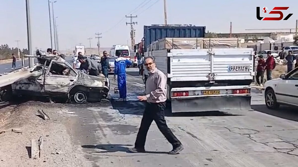 فاجعه در جاده محلات به دلیجان: تصادف مرگبار پژو ۴۰۵ و گاردریل