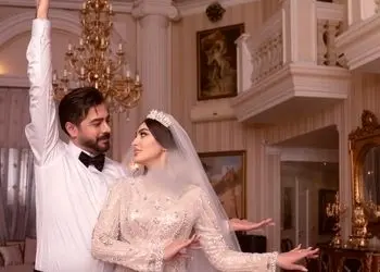 فیلم جدید از عاشقانه های  سهیل قاصدی برای مریم مومن در جشن عروسی / جونم رو رفیقم رو دارم برای اولین بار توی لباس عروسی میبینم... / س سنه اولدوز دیه اوزوم سنه آى دمیشم …