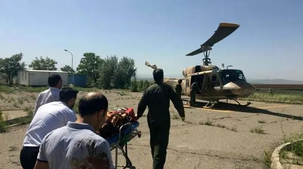 صحنه مرگ یک زن در تبریز / هلی کوپتر ارتش به داد یک کودک رسید  + عکس ها