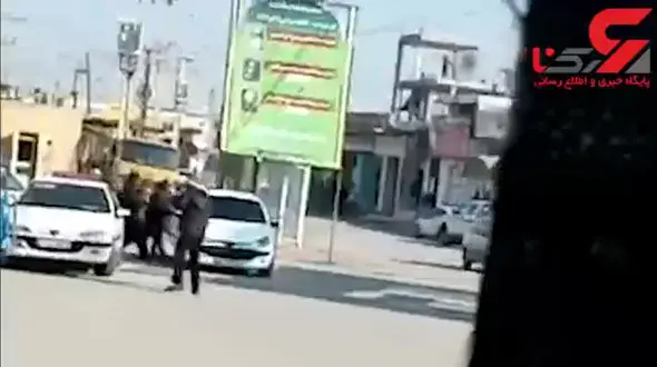 فیلم دلهره آور از لحظه سرقت مسلحانه از طلافروشی در ماهشهر