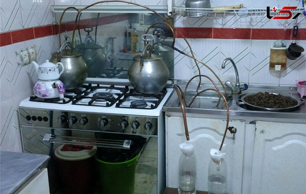 کشف کارگاه تولید مشروبات الکلی در جنوب تهران + عکس
