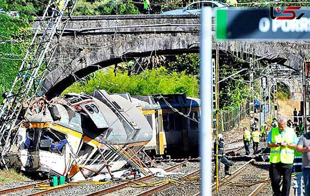 4 کشته در حادثه خروج قطار از ریل در اسپانیا