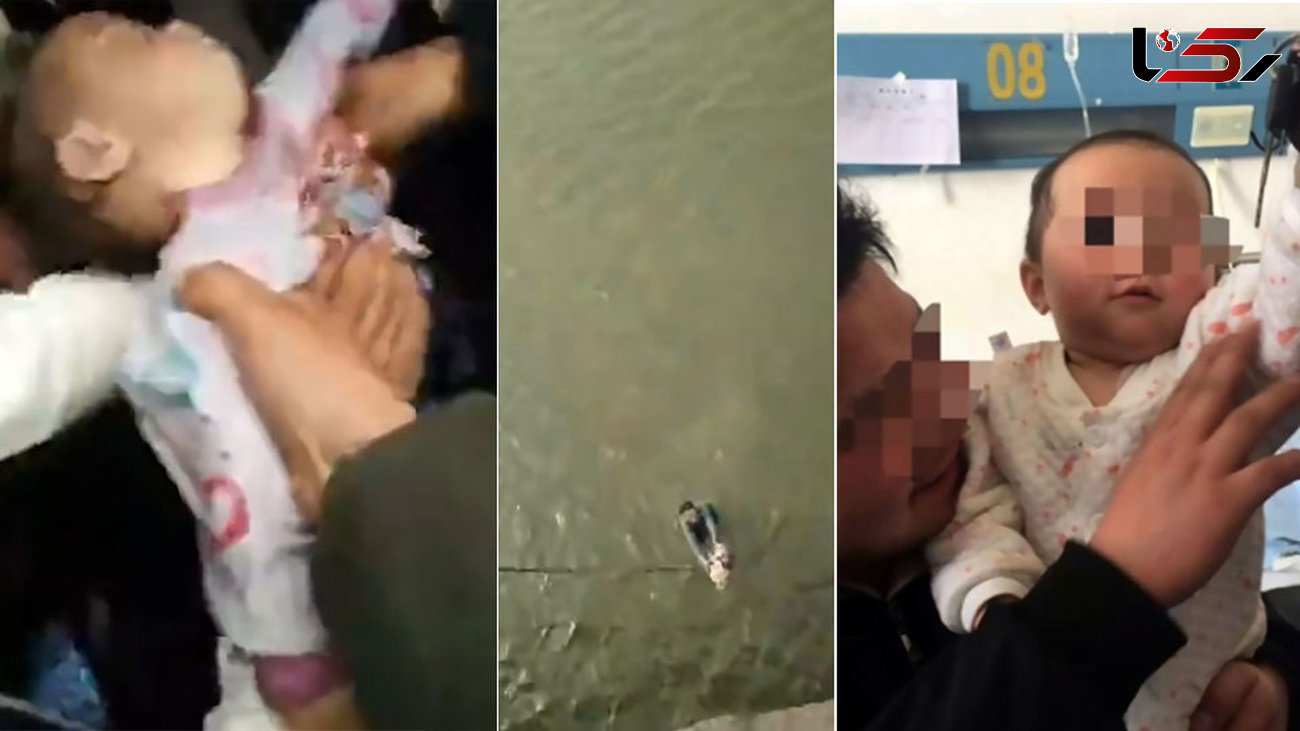 مادری که پسر 2 ساله اش را داخل رودخانه پرت کرد/ راننده تاکسی قهرمان ماجرا شد +فیلم و عکس