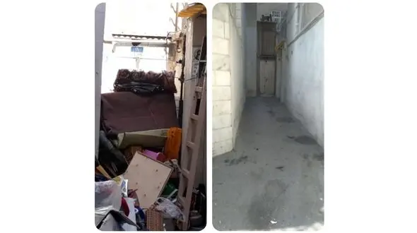 صاحبخانه مستاجرش را از خانه بیرون انداخت ، شهرداری تهران به کمک شتافت + عکس