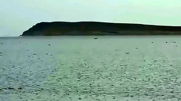 خبر خوش درباره دریاچه ارومیه / بارش باران بر دریاچه ارومیه + فیلم