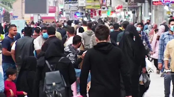 این بازار شلوغ در ایران کرونا می فروشد + فیلم تاسف آور