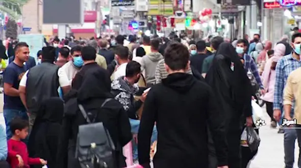 این بازار شلوغ در ایران کرونا می فروشد + فیلم تاسف آور