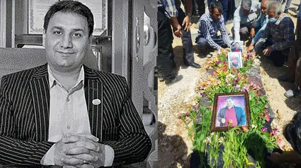 اولین عکس ها از خاکسپاری عبدالباقی مالک متروپل / در زادگاهش اصفهان تدفین شد 